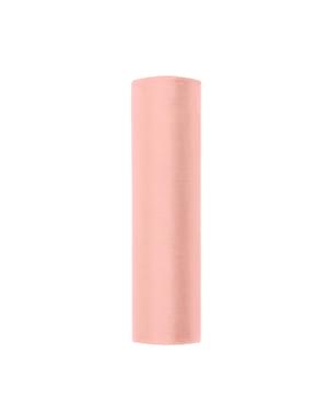 Rotolo di organza rosa pallido di 16cm x 9m