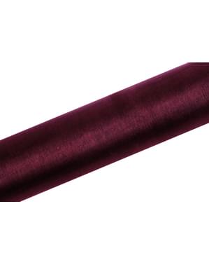 Bordo içinde organze rulo 16 cm x 9m ölçme