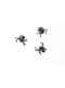 Set of 10 Plastic Spiders, Black - Halloween