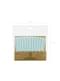 6 boxes of popcorn with golden paper stripes in blue - Touch of Gold