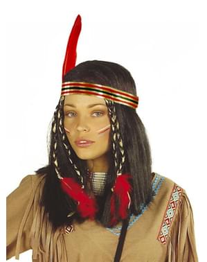 Cheyenne intiaani peruukki