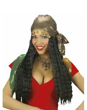 Gypsy wig with scarf