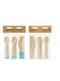 18-Piece Wooden Pastel Cutlery Set in Mint Green