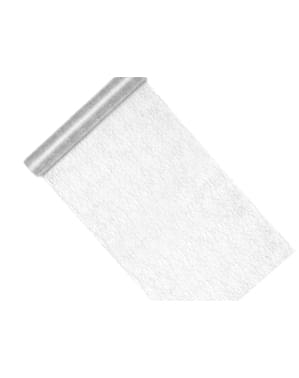 シルバーアバカファイバーテーブルランナー