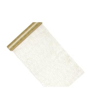 Gold Abaca Fiber Table Runner