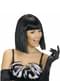 Black showgirl wig