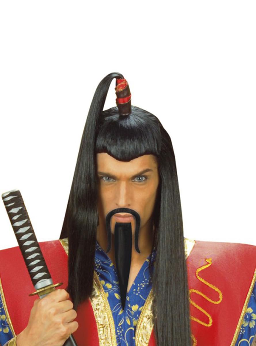 Chinese mandarin moustache and goatee