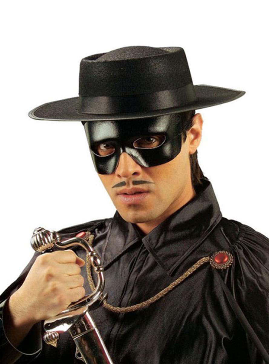 Antifaz de bandido imitação pele
