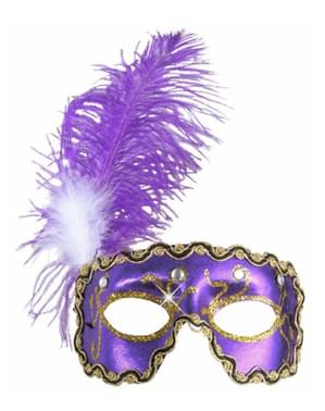 Masque vénitien lila