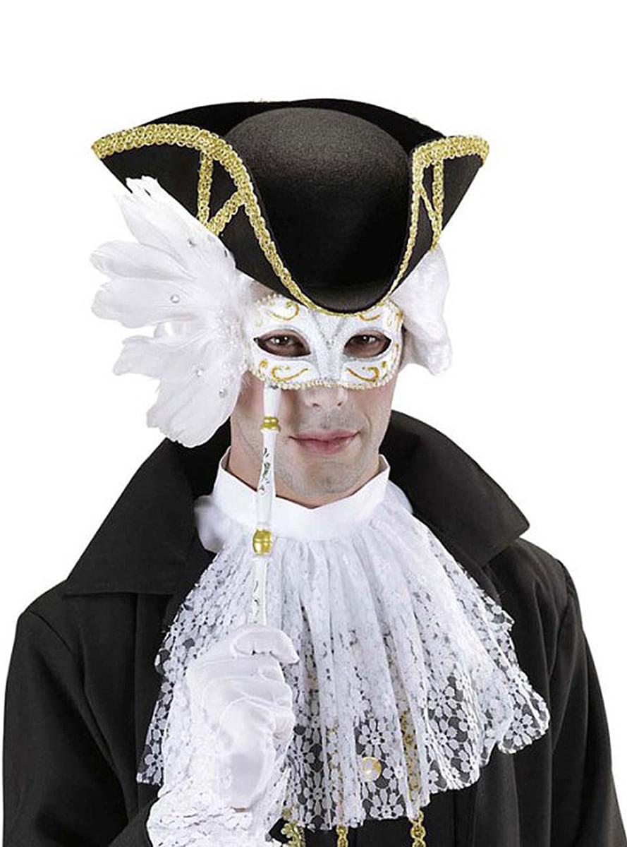 Venezianische Augenmaske mit Stab