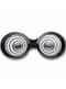 Verrückter Brille mit Spiralen