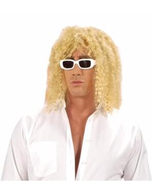 Lunettes blanches rectangulaires