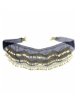 Ceinture danse du ventre noire