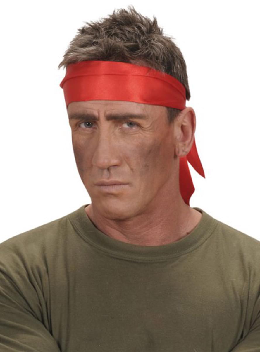 Red satin scarf