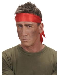 Lenço vermelho de cetim