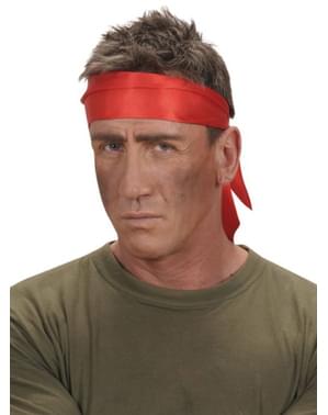 Šátek na krk saténový červený