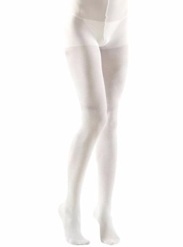 Collants com purpurina brancos