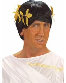 Coroa romana de louro dourada