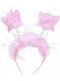 Diademă roz fluture