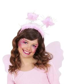 Diadema cor-de-rosa borboleta