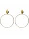 Gold hoop earrings