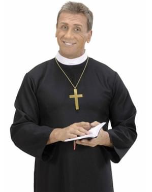 Collana con croce dorata