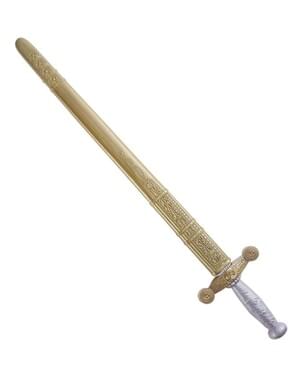 Срібний і бронзовий лицарський меч