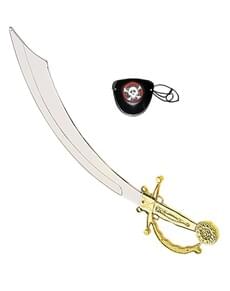 Sabre pirate et cache œil