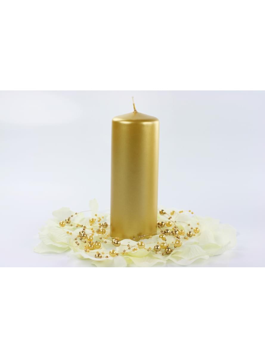 1 Gouden Kaars (15x6 cm)