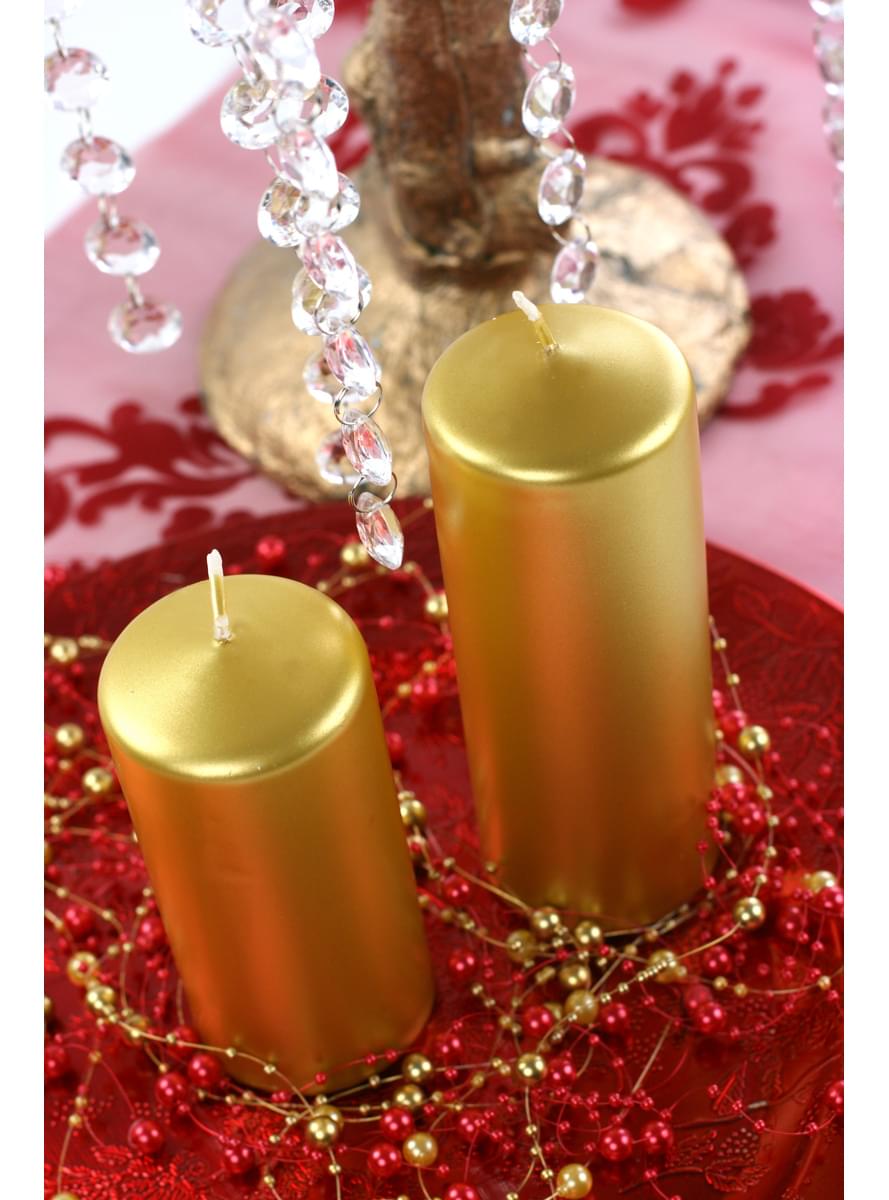 1 Gouden Kaars (15x6 cm)