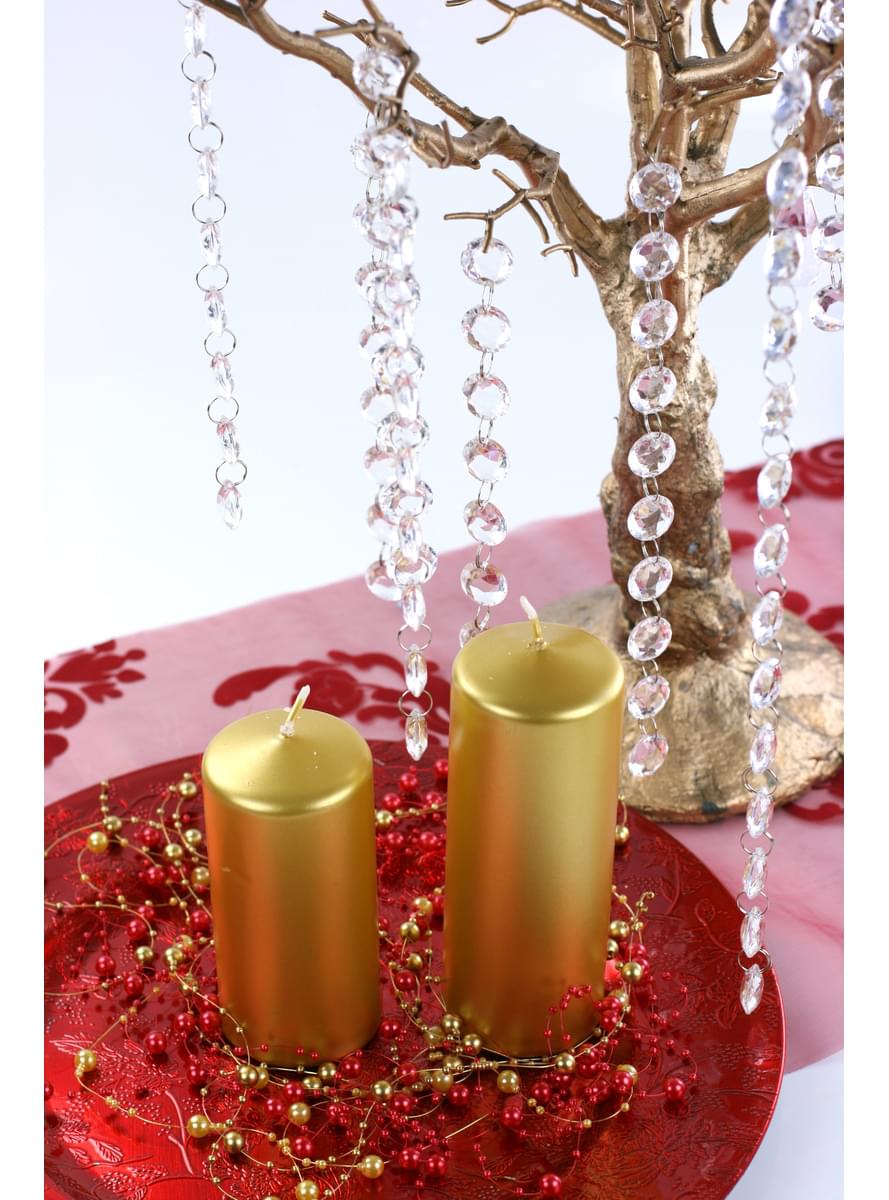 1 Gouden Kaars (15x6 cm)