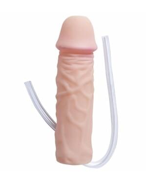 Capac cu furtun în formă de penis pentru sticle