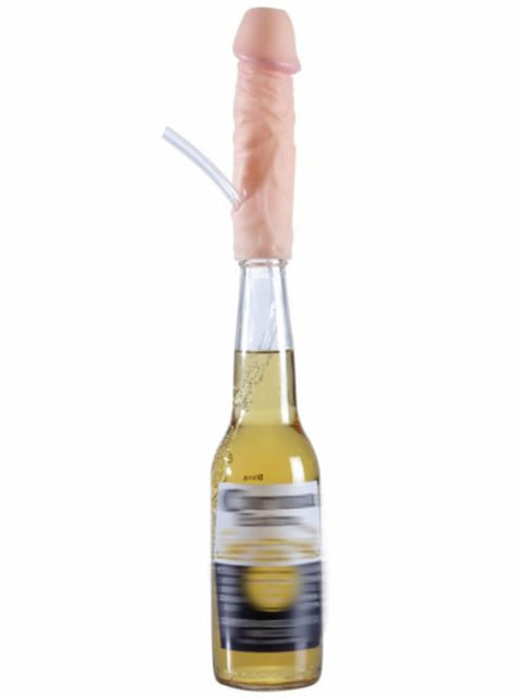 Mundstück in Penisform für Flaschen