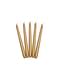 10 velas doradas (24 cm)