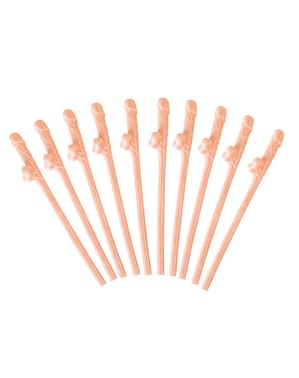 10 pajitas de pene - Hen Night