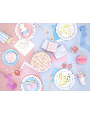 Set 20 Pastel Pink Paper Serbet