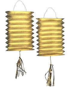 Decorative gold lanterns