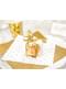 20 Hvide Papirservietter med Guld Prikke (33x33 cm) - First Communion