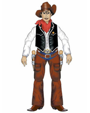 Koristeellinen cowboy-hahmo