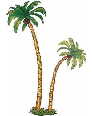 Decorative palm trees
