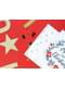 20 White Paper Серветки з золотими зірками друку (33х33 см)