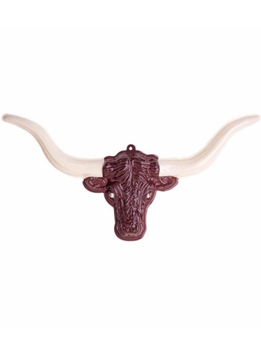 Cabeça de búfalo decorativa