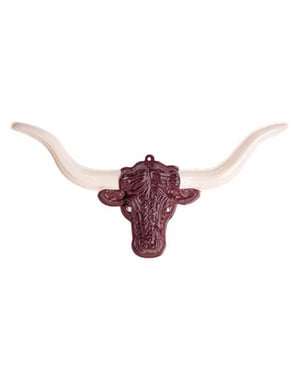 Testa di bufalo decorativa