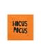 20 servilletas estampadas negras y naranjas (33x33 cm) - Hocus Pocus
