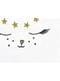 20 tovaglioli bianchi con stampa di gatto di cart (33x33 cm) - Meow Party
