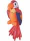 Pappagallo gonfiabile rosso