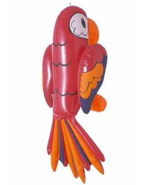 Perroquet gonflable rouge