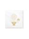 Papierservietten Set 20-teilig weiß mit goldenem Kelch - First Communion