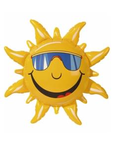 Soleil gonflable souriant