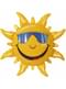 Inflatable smiling sun